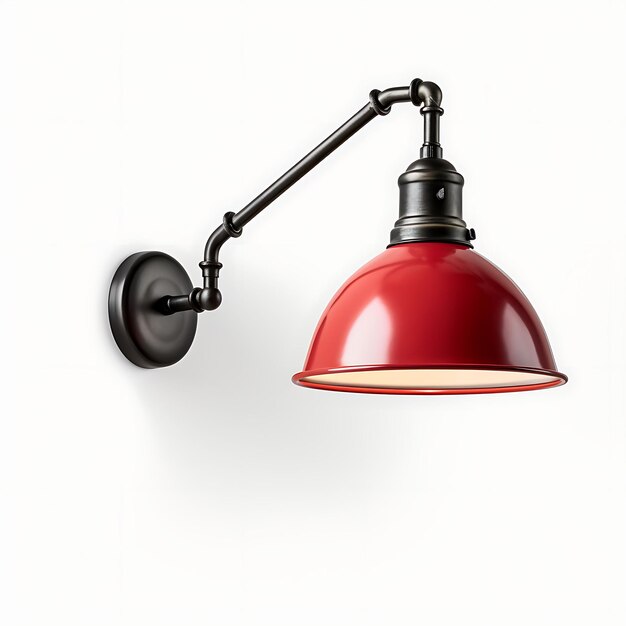 Lâmpada Swing Arm Design isolado elegante para criação de conteúdo de podcast e decoração de sala