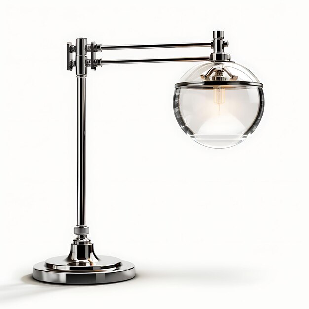 Lâmpada Swing Arm Design isolado elegante para criação de conteúdo de podcast e decoração de sala