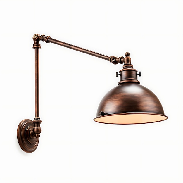 Lâmpada Swing Arm Design isolado elegante para criação de conteúdo de podcast e decoração de sala