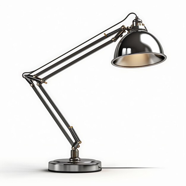 Lâmpada Swing Arm Design isolado elegante para criação de conteúdo de podcast e decoração de sala