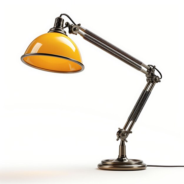 Lâmpada Swing Arm Design isolado elegante para criação de conteúdo de podcast e decoração de sala