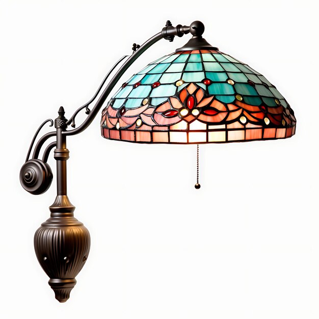 Lâmpada Swing Arm Design isolado elegante para criação de conteúdo de podcast e decoração de sala