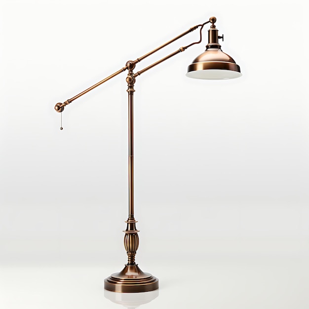 Lâmpada Swing Arm Design isolado elegante para criação de conteúdo de podcast e decoração de sala