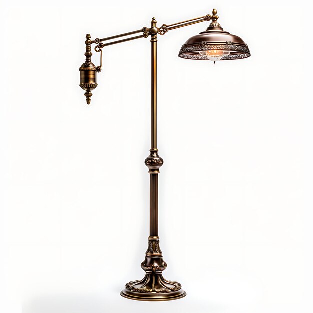 Lâmpada Swing Arm Design isolado elegante para criação de conteúdo de podcast e decoração de sala