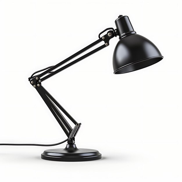 Lâmpada Swing Arm Design isolado elegante para criação de conteúdo de podcast e decoração de sala