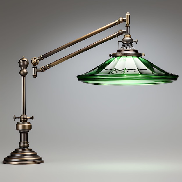 Lâmpada Swing Arm Design isolado elegante para criação de conteúdo de podcast e decoração de sala