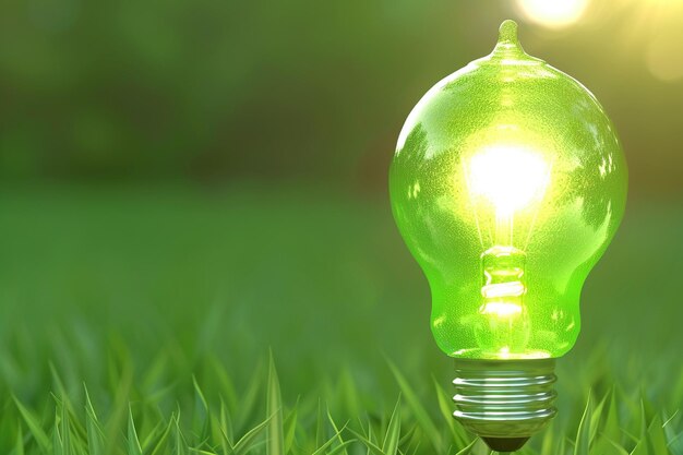 Lâmpada verde de eficiência energética