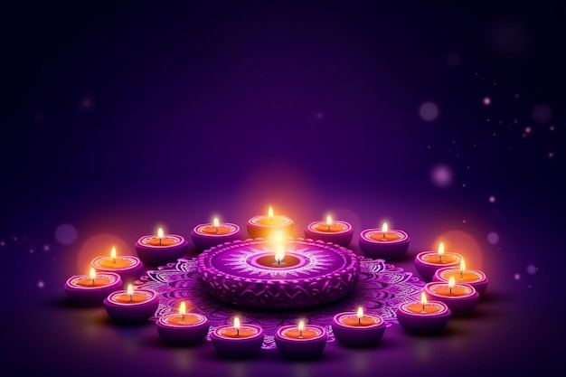 lâmpadas diwali diya