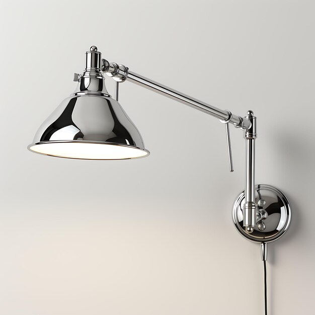 Lámpara con brazo oscilante Diseño elegante y aislado para creación de contenidos de podcasting y decoración de habitaciones