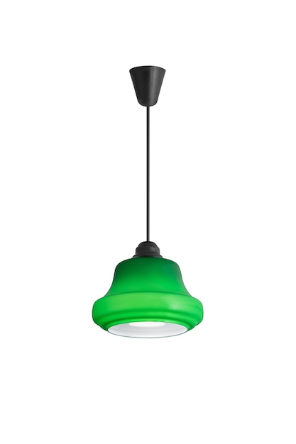 Lámpara colgante decorativa verde