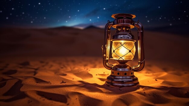 Lámpara en el desierto IA generativa
