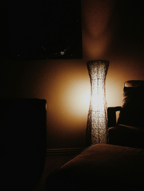 Lámpara iluminada