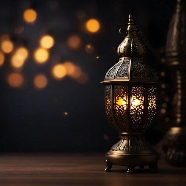 lámpara islámica AI