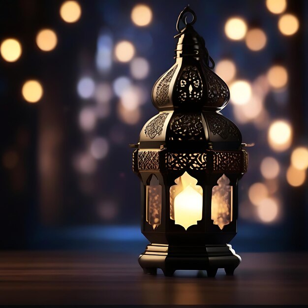 lámpara islámica AI