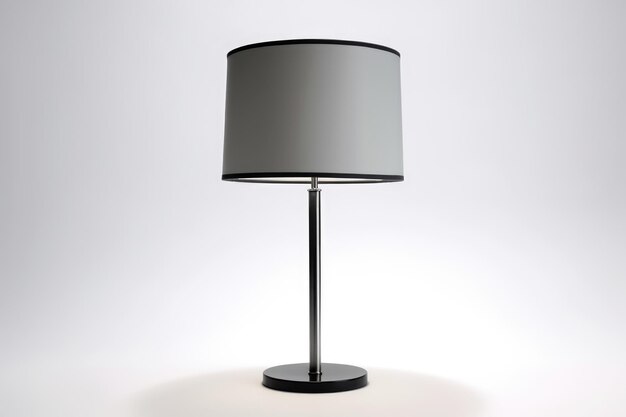 Lámpara de mesa aislada sobre un fondo blanco