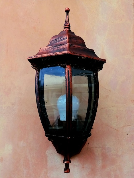 Foto lámpara de pared en estilo clásico