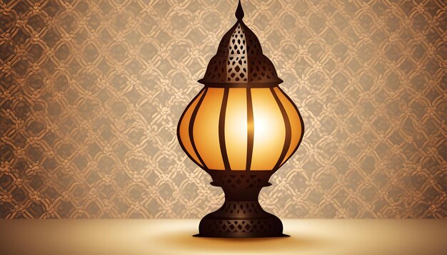 una lámpara con un vector libre de fondo decorativo