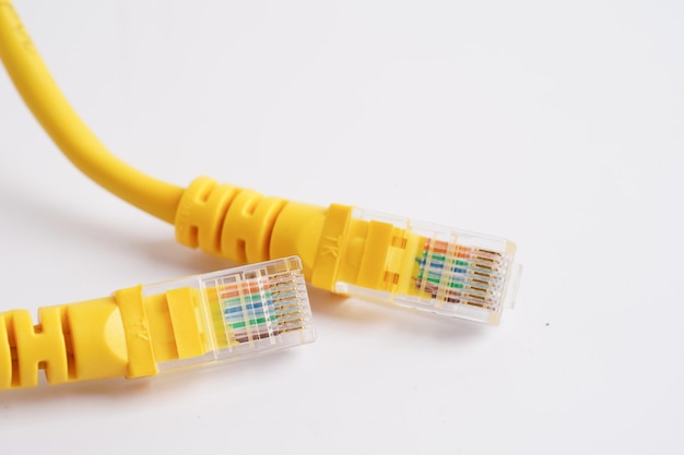 Lan cable internet conexión red rj45 conector ethernet cable