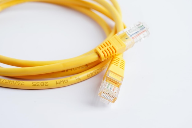 LAN-Kabel Internetverbindung Netzwerk RJ45-Anschluss Ethernet-Kabel