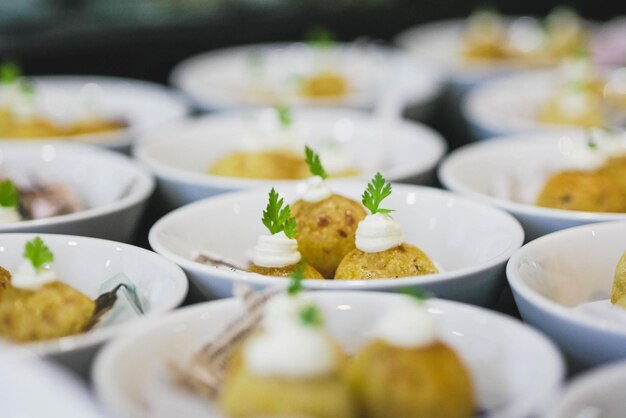 Foto lanche de casamento