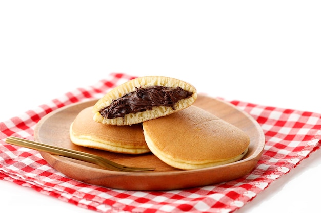 Lanche doce japonês Dorayaki