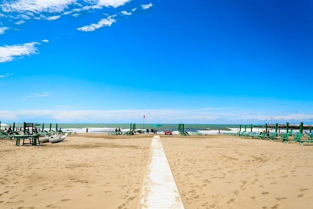 Landebahn am Strand