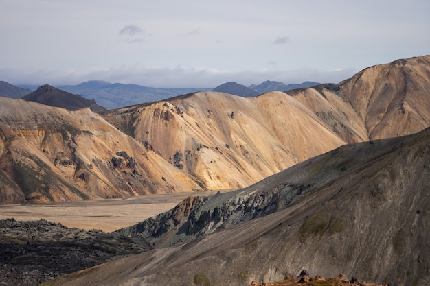 Landmannalaugar Valley Islândia Montanhas coloridas