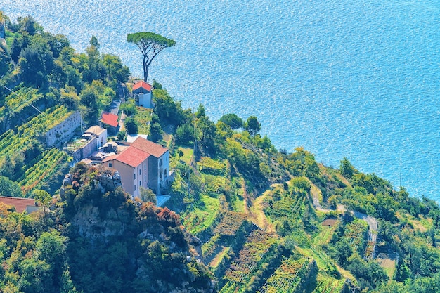 Landschaft am Pfad der Götter, Agerola, Amalfiküste, Italien