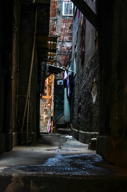 Landschaft der Cantagalo-Favela