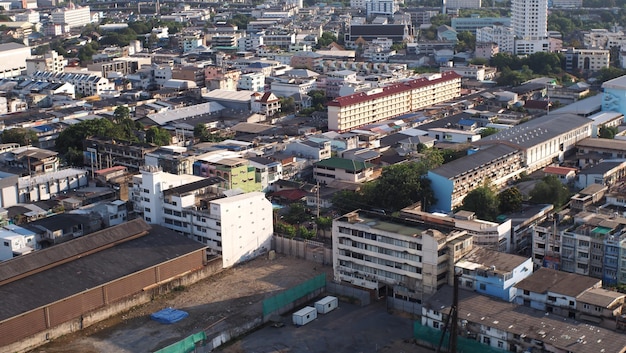 Landschaft der modernen Stadt in Bangkok Thailand