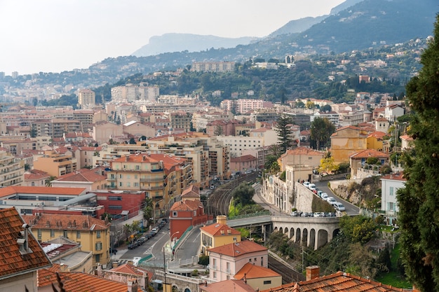 Landschaft der Stadt Menton