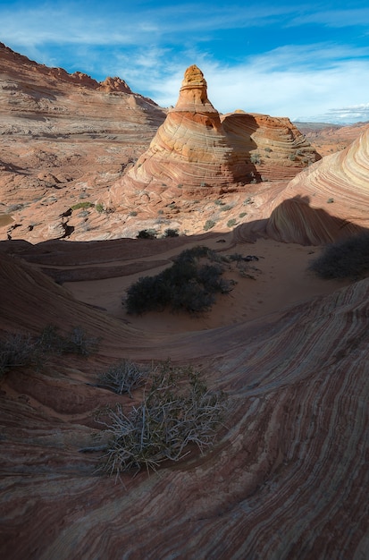 Landschaft der Welle