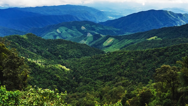 Landschaft des Berges in Nan-Provinz Thailand