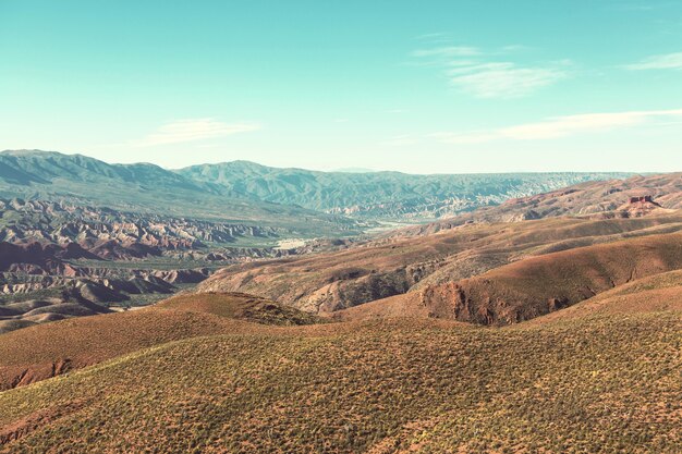 Landschaft des hohen Berges in den Anden, nahe Huaraz, Peru