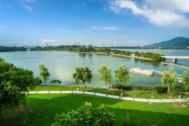 Landschaft des Nanjing Xuanwu Lake Park