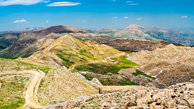 Landschaft des Nationalparks Nemrut Dagi. UNESCO-Welterbe in der Türkei