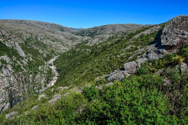 Landschaft des Nationalparks Quebrada del CondoritoProvinz Cordoba Argentinien