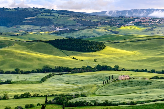 Landschaft des Val dOrcia Toskana