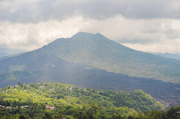 Landschaft des Vulkans Batur auf der Insel Bali Indonesien