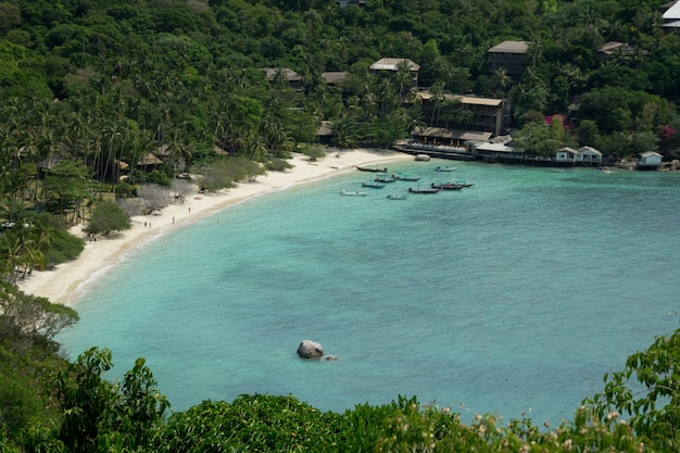 Landschaft eines Strandes auf Koh Tao