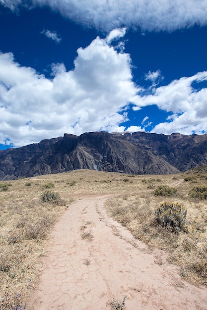 Landschaft in den Bergen Peru