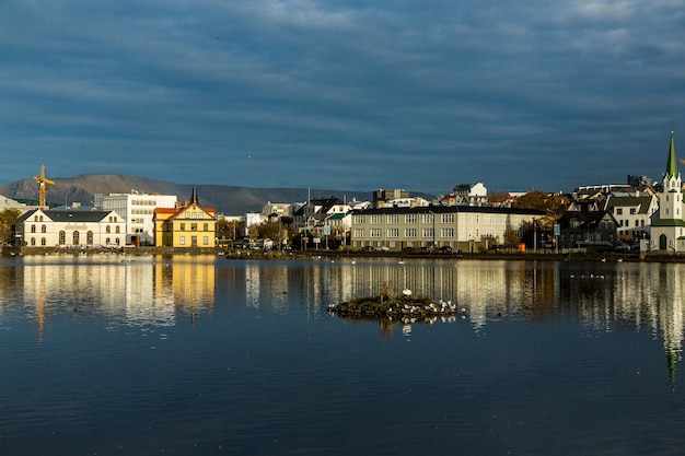 Landschaft mit schöner Natur in Island.