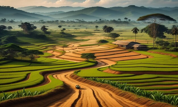 Landschaft schöner Hintergrund mit Natur