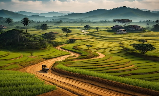 Landschaft schöner Hintergrund mit Natur