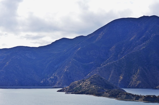 Foto landschaft see berg