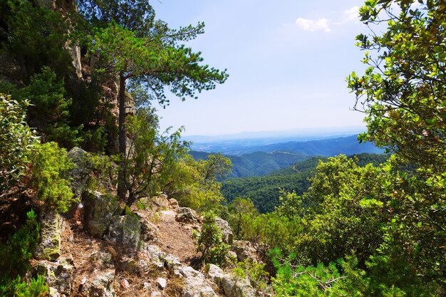 Landschaft von Montseny. Katalonien