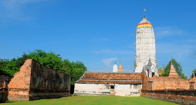 Landschaft von Puttthaisawan-Tempel, Ayutthaya Thailand