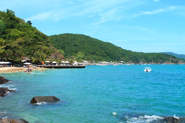 Landschaften der Insel Hon Mieu. Nha Trang. Vietnam.