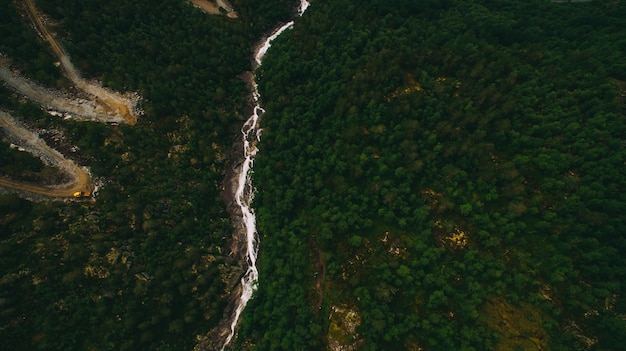 Landschaften in den Bergen. Norwegen