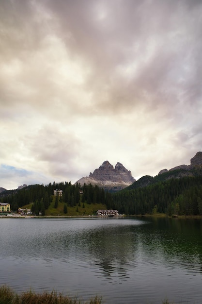 Landschaften in den italienischen Alpen Dolomiten